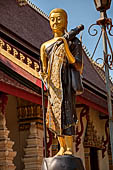 Vientiane , Laos. Wat Chantabuli near the Mekong river bank. 